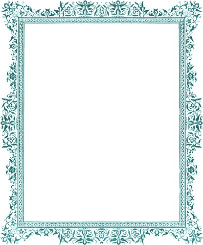 A Perfect World - Border and Frames Clip Art
