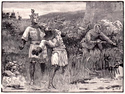 Crusaders attacking a castledetails