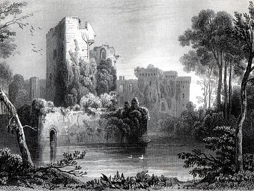 castle wallpaper. Ragland Castle (Wallpaper