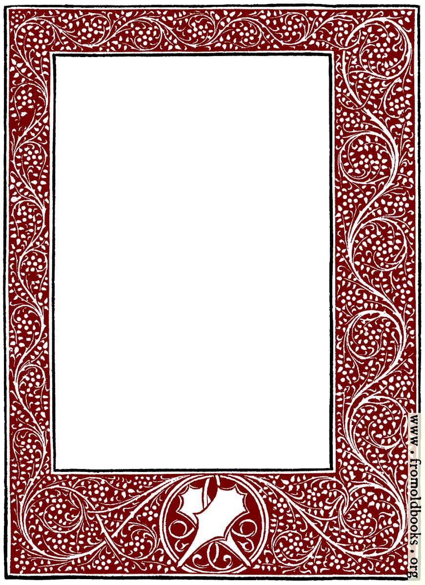 FOBO - Full-page foliated border from 1478.