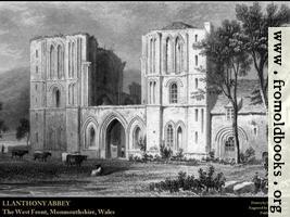 [picture: Plate 18.---Llanthony Abbey (Wallpaper Edition)]