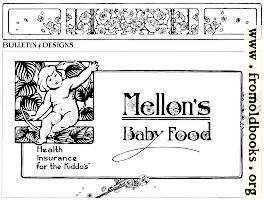 [picture: Mellon’s Baby Food with baby and roses]