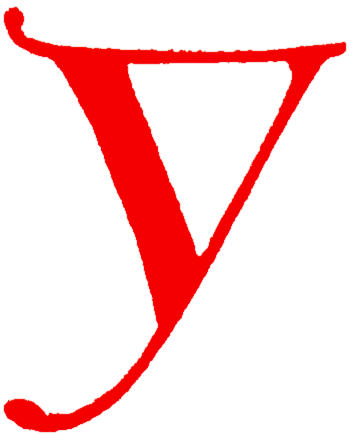 red letter y